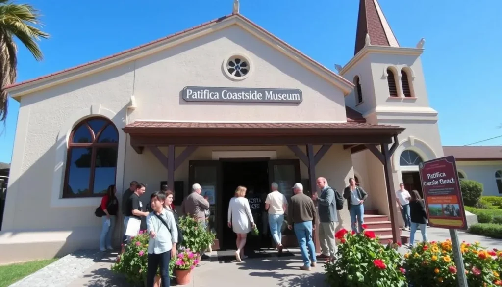 Pacifica Coastside Museum housed in the historic Little Brown Church Pacifica Coastside Museum housed in the historic Little Brown Church