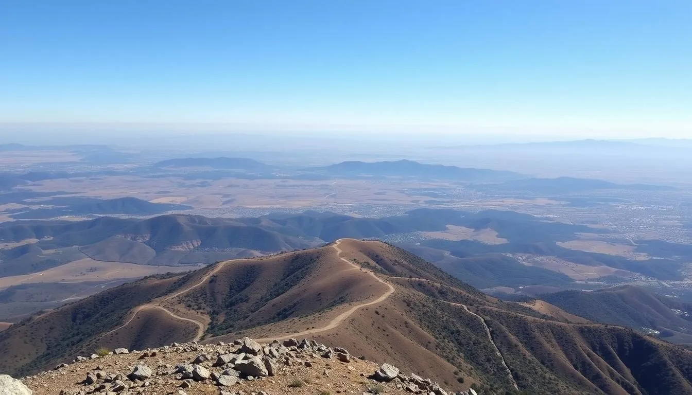 Panoramic-view-from-Mount-Diablo-summit-showing-vast-California-landscapes-on-a-clear-day Panoramic view from Mount Diablo summit showing vast California landscapes on a clear day