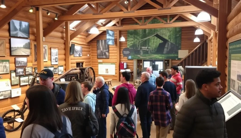 Pennsylvania Lumber Museum near Leonard Harrison State Park showcasing the region's logging history Pennsylvania Lumber Museum near Leonard Harrison State Park showcasing the region's logging history