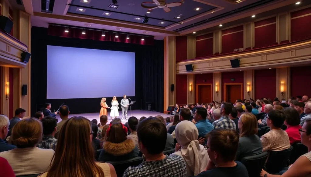 Performance at the Magnitogorsk Drama Theater with audience