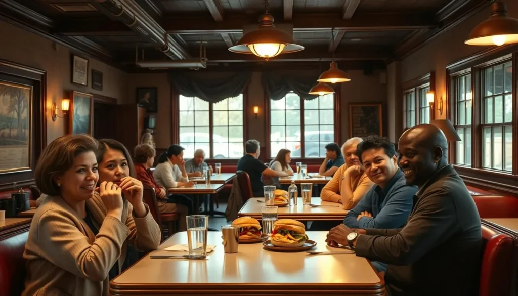 Restaurant serving horseshoe sandwiches near Lincoln Home National Historic Site