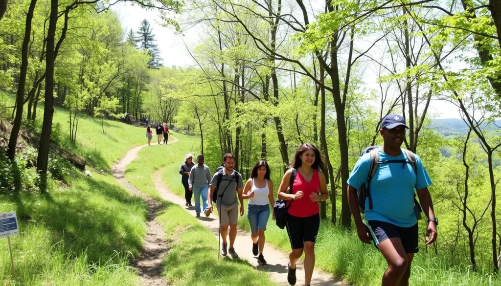 Rolling Hill Park in Lower Merion with hiking trails and natural scenery Rolling Hill Park in Lower Merion with hiking trails and natural scenery