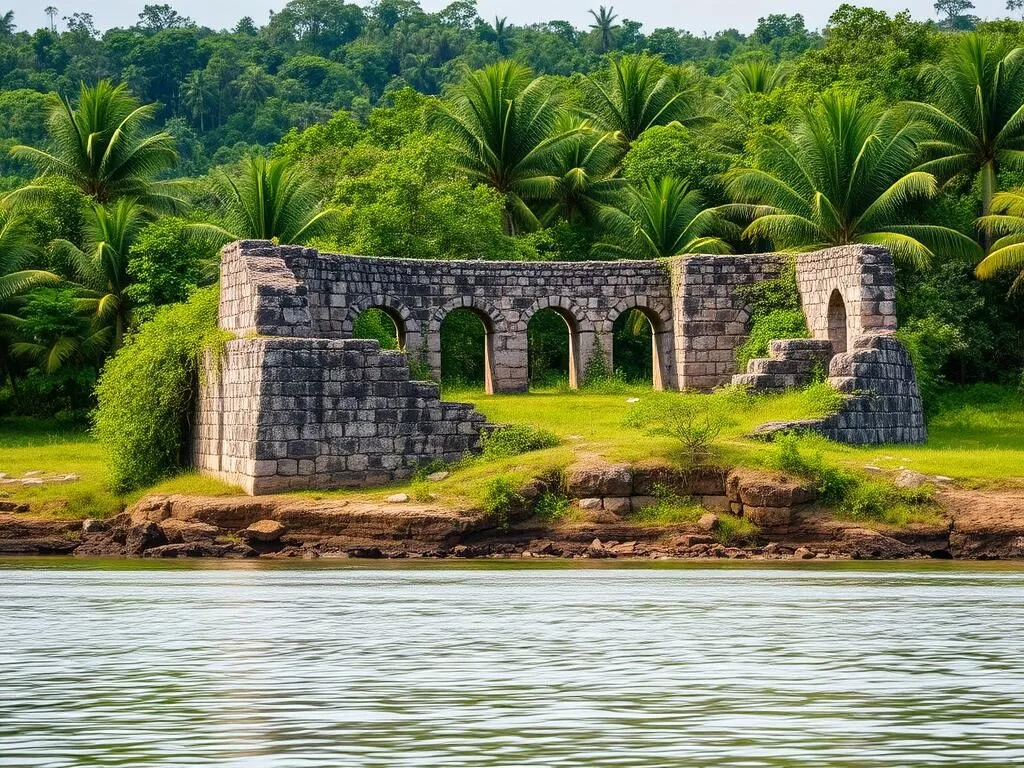 Ruins of Fort Kyk-Over-Al near Sloth Island Nature Resort