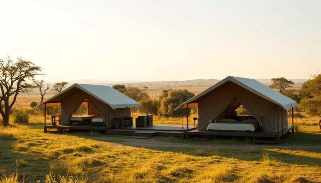 Safari-style tented camp in Alatish National Park Ethiopia with comfortable accommodations Safari-style tented camp in Alatish National Park Ethiopia with comfortable accommodations