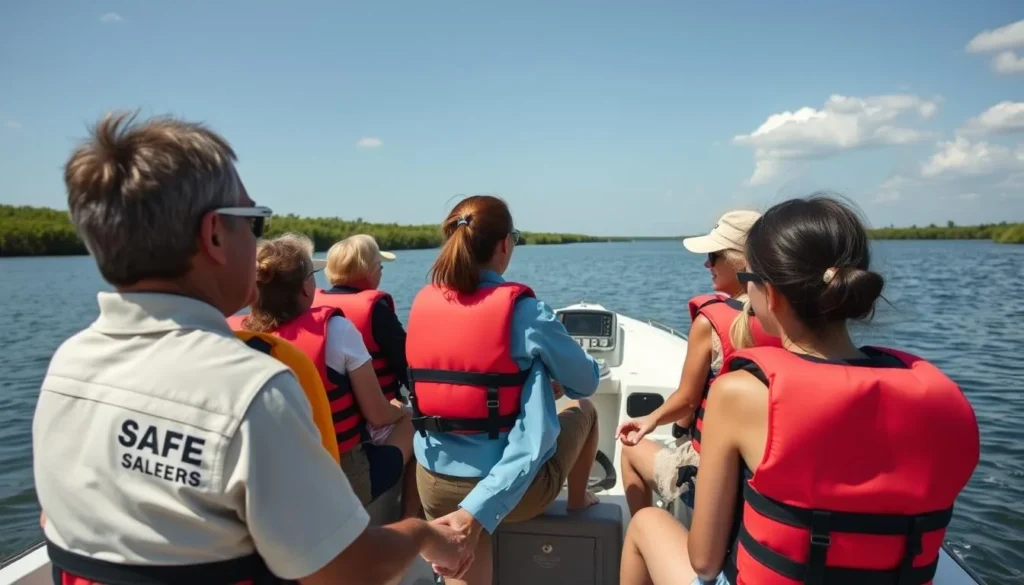 Safe boating practices near St. Lucie Inlet Preserve State Park Florida