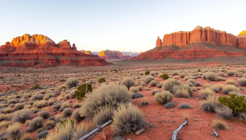 Scenic landscape near Hubbell Trading Post showing the natural beauty of the surrounding area