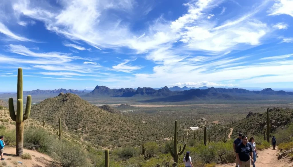 Scenic view of Vulture Mountains Recreation Area near Hassayampa River Preserve