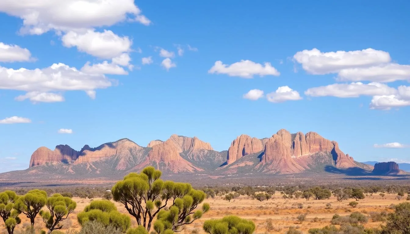 Scenic-view-of-You-Yangs-Regional-Park-Victoria-with-granite-peaks-rising-from-the-plains Scenic view of You Yangs Regional Park Victoria with granite peaks rising from the plains