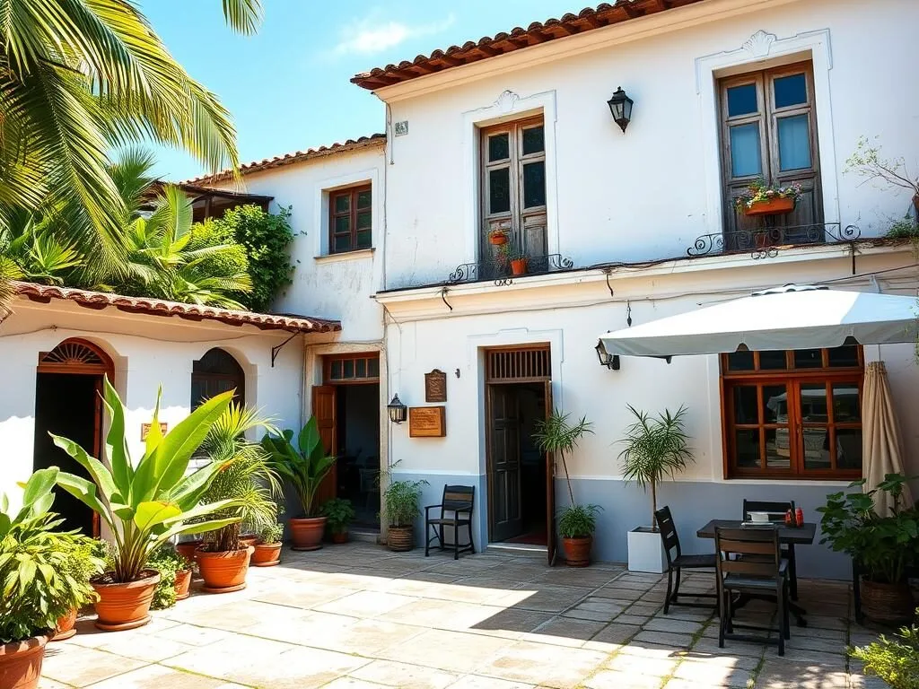Small local guesthouse in San Antonio de los Banos with a courtyard garden Small local guesthouse in San Antonio de los Banos with a courtyard garden