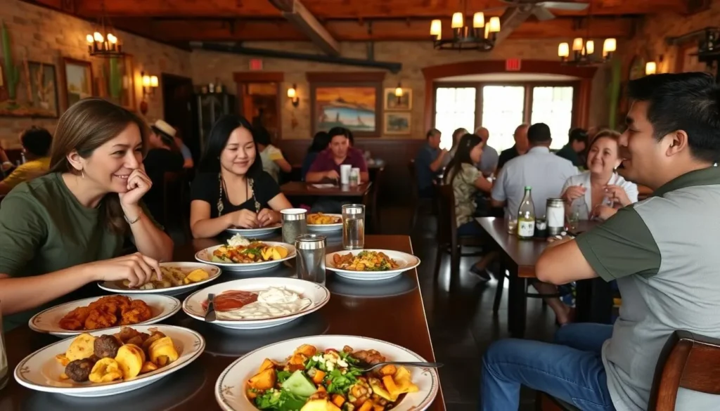 Southwestern cuisine being served at a restaurant near Hassayampa River Preserve