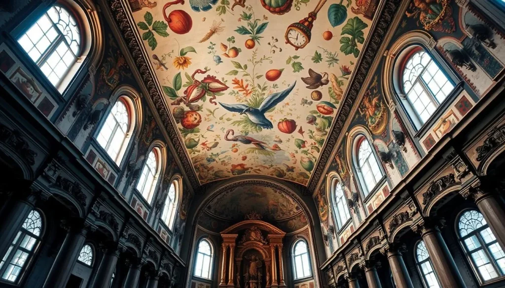 St. Michael's Monastery in Bamberg Germany with its baroque ceiling, a cultural highlight among Bamberg Germany things to do