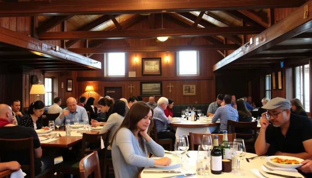 Tarkine Hotel restaurant in Corinna Tasmania serving local cuisine