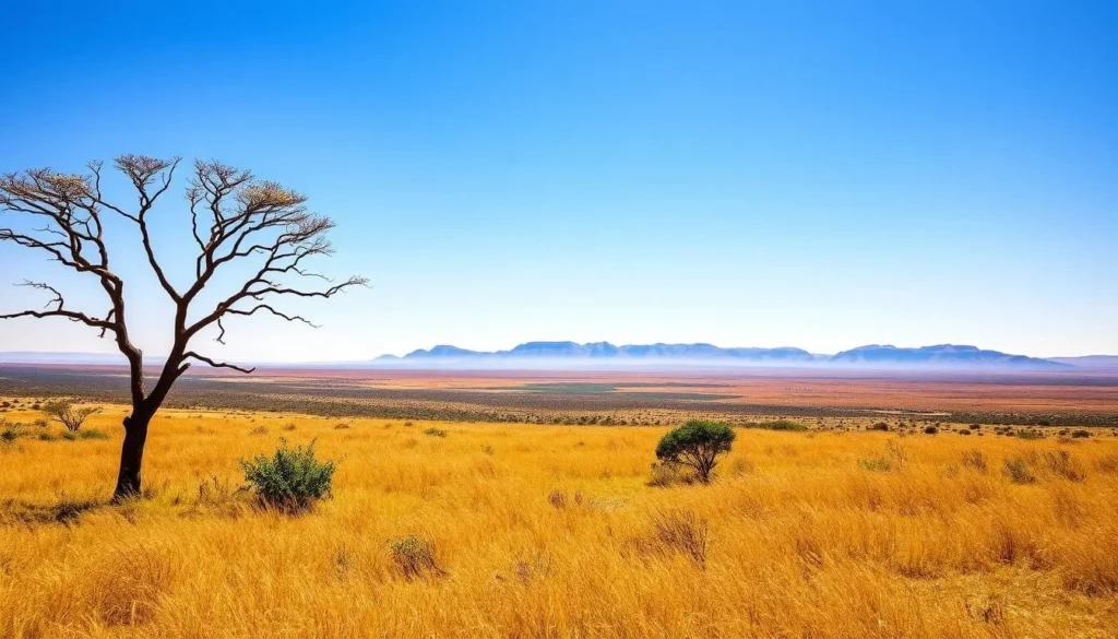 The Great Rift Valley landscape during dry season showing optimal visiting conditions