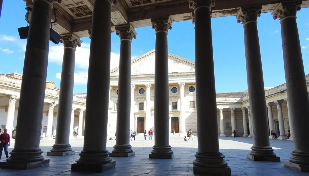 The Peristyle square in Diocletian's Palace with ancient Roman columns - Split, Croatia: Best Things to Do - Top Picks