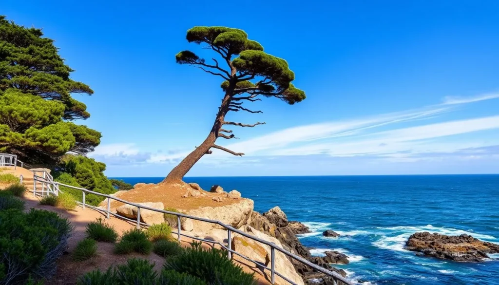 The iconic Lone Cypress tree along 17-Mile Drive near Monterey