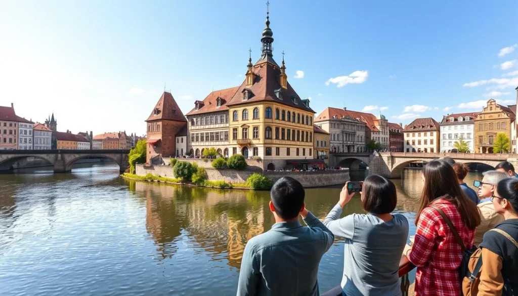 The iconic Old Town Hall (Altes Rathaus) in Bamberg Germany, one of the top Bamberg Germany things to do