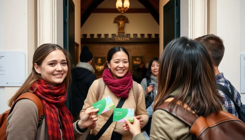 Tourist using Tallinn Card while exploring best things to do in Tallinn Estonia