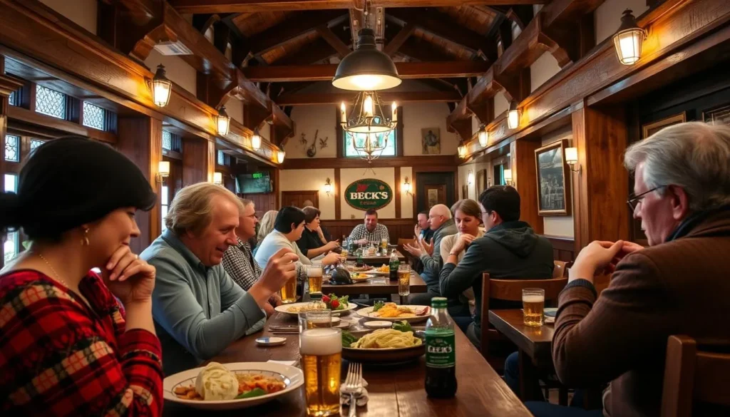 Traditional Bremen restaurant serving local specialties with diners enjoying meals, Bremen, Germany: Best Things to Do - Top Picks