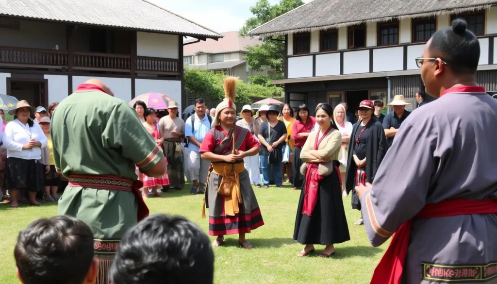 Traditional Makushi cultural performance at Surama Village