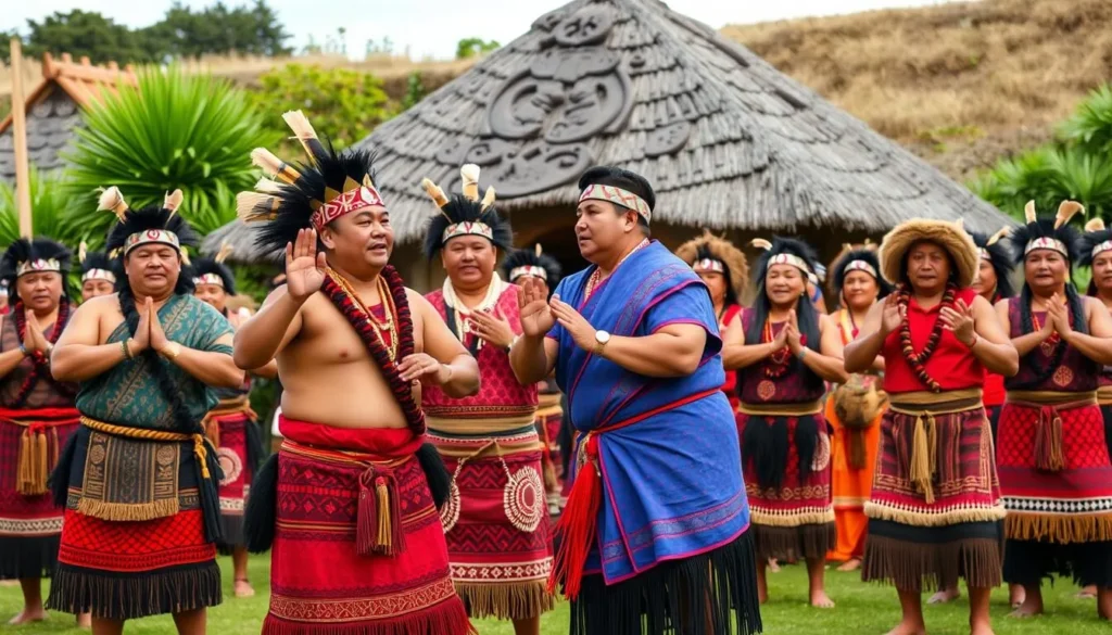 Traditional Māori cultural performance in Bay of Plenty New Zealand