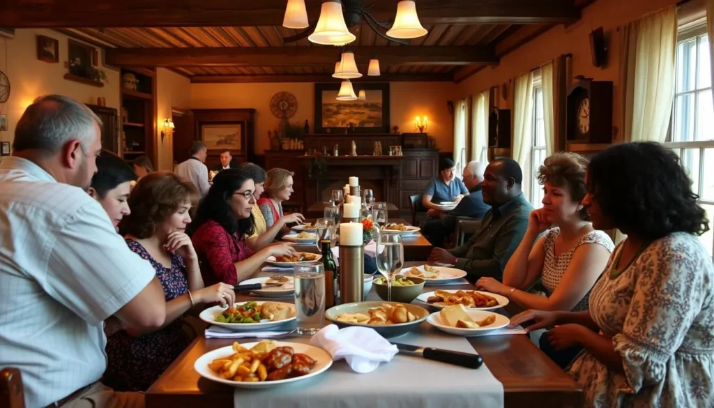 Traditional dining options in Historic Nauvoo District Illinois with period food and restaurants Traditional dining options in Historic Nauvoo District Illinois with period food and restaurants
