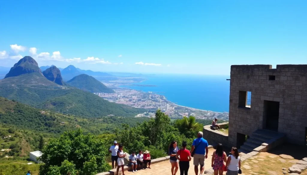 View from Fort Jacques overlooking Port-au-Prince and the bay