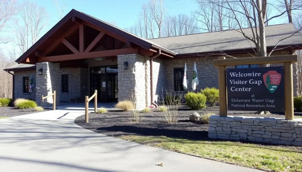 Visitor center at Delaware Water Gap National Recreation Area