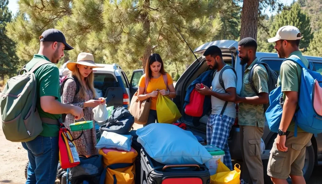 Visitor checking in at McConnell State Recreation Area California entrance Visitor checking in at McConnell State Recreation Area California entrance