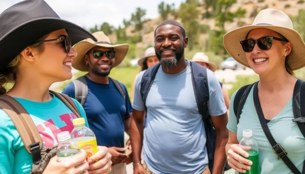 Visitor enjoying Werner-Boyce Salt Springs State Park with proper outdoor gear Visitor enjoying Werner-Boyce Salt Springs State Park with proper outdoor gear