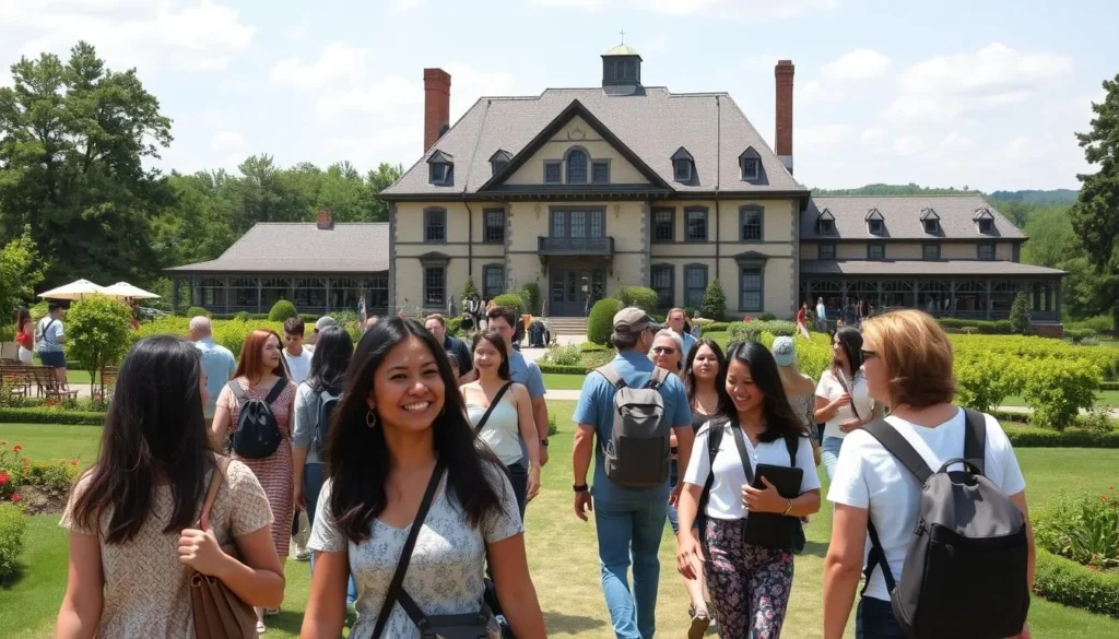 Visitors enjoying Mount Hope Estate and Winery in Manheim Township Pennsylvania Visitors enjoying Mount Hope Estate and Winery in Manheim Township Pennsylvania