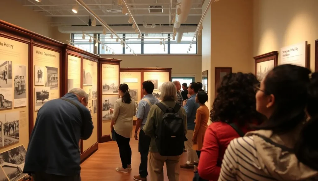 Visitors exploring the Vermilion County Museum in Danville, Illinois Visitors exploring the Vermilion County Museum in Danville, Illinois