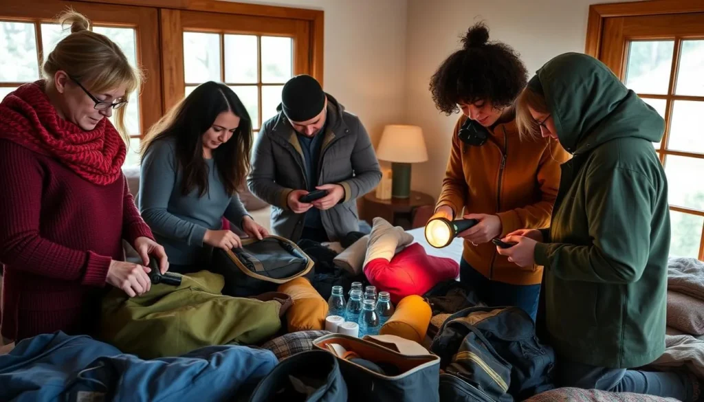 Visitors packing and preparing for their stay at Esalen with appropriate clothing and gear