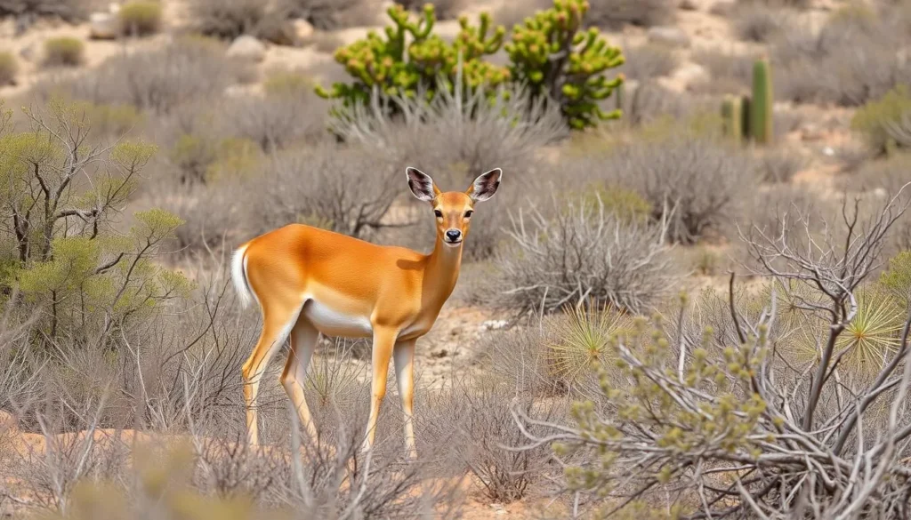 White-tailed deer in Christoffel National Park Curacao