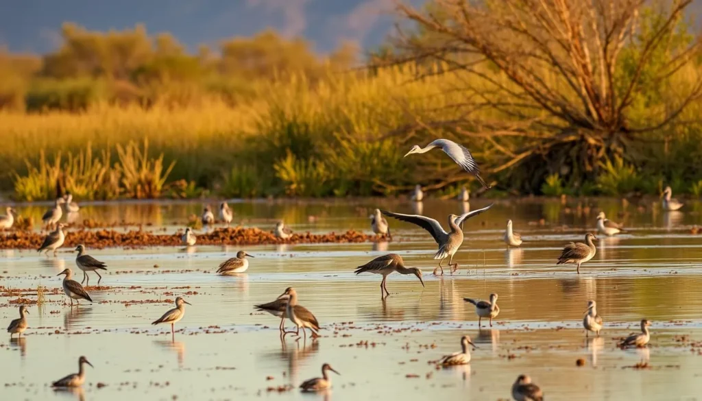Wildlife viewing at Canelo Hills Cienega Reserve Arizona with diverse bird species