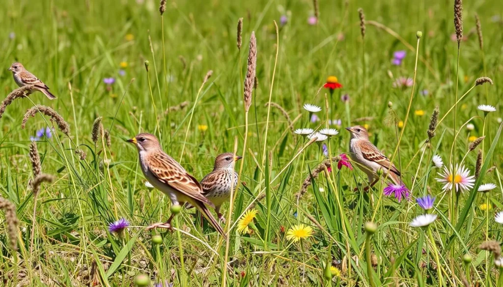 Wildlife viewing at Goose Lake Prairie State Park Illinois showing native birds Wildlife viewing at Goose Lake Prairie State Park Illinois showing native birds