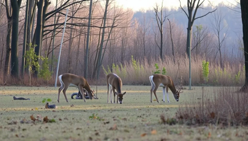 Wildlife viewing at Little Buffalo State Park showing deer in natural habitat Wildlife viewing at Little Buffalo State Park showing deer in natural habitat