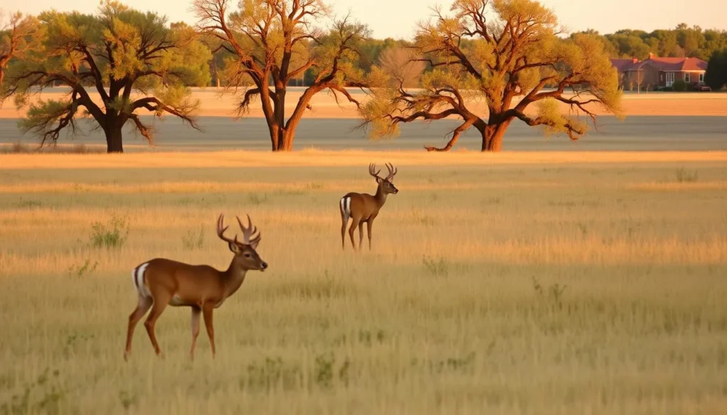 Wildlife viewing at Prairie City State Vehicular Recreation Area showing deer at dusk Wildlife viewing at Prairie City State Vehicular Recreation Area showing deer at dusk