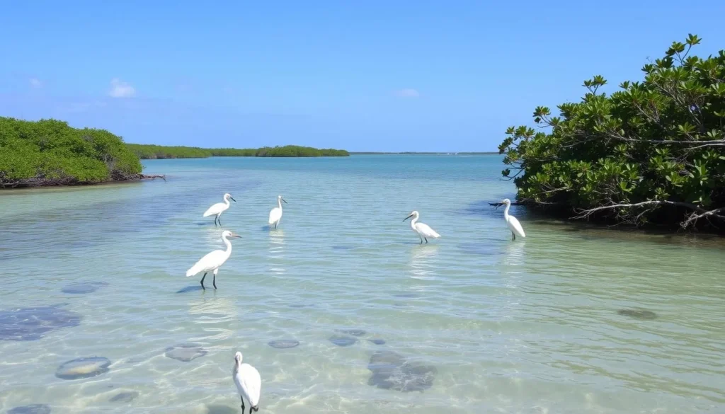 Wildlife viewing opportunities around Mound Key Archaeological State Park Florida