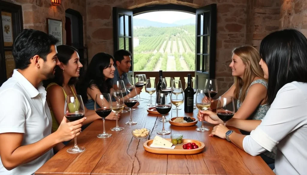 Wine tasting at a traditional Hvar winery with vineyard views