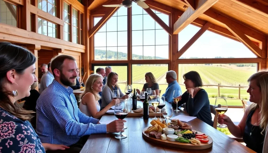 Wine tasting experience at Hickory Ridge Vineyard Wine tasting experience at Hickory Ridge Vineyard