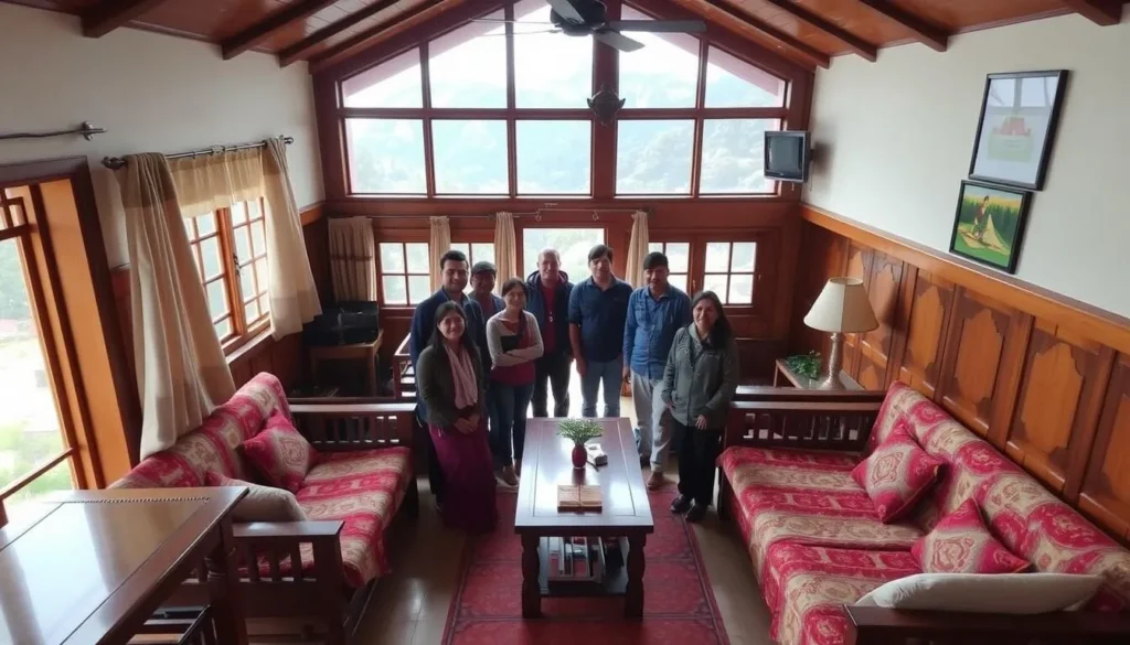 A comfortable homestay in Itanagar with traditional Arunachali architectural elements and modern amenities