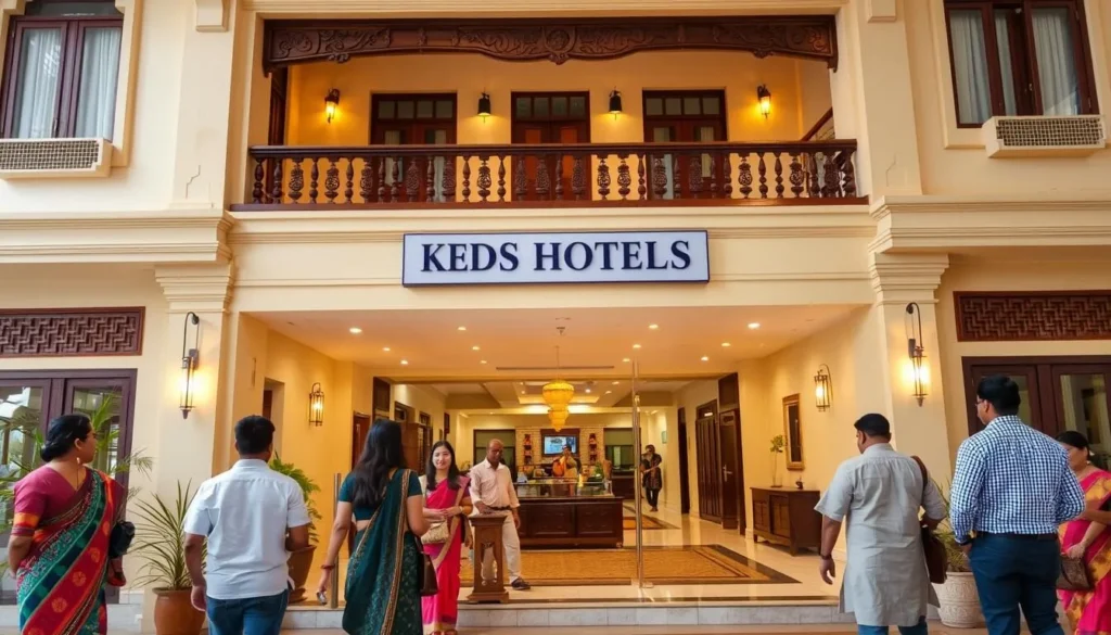 A comfortable hotel in Amaravati with traditional Andhra architecture