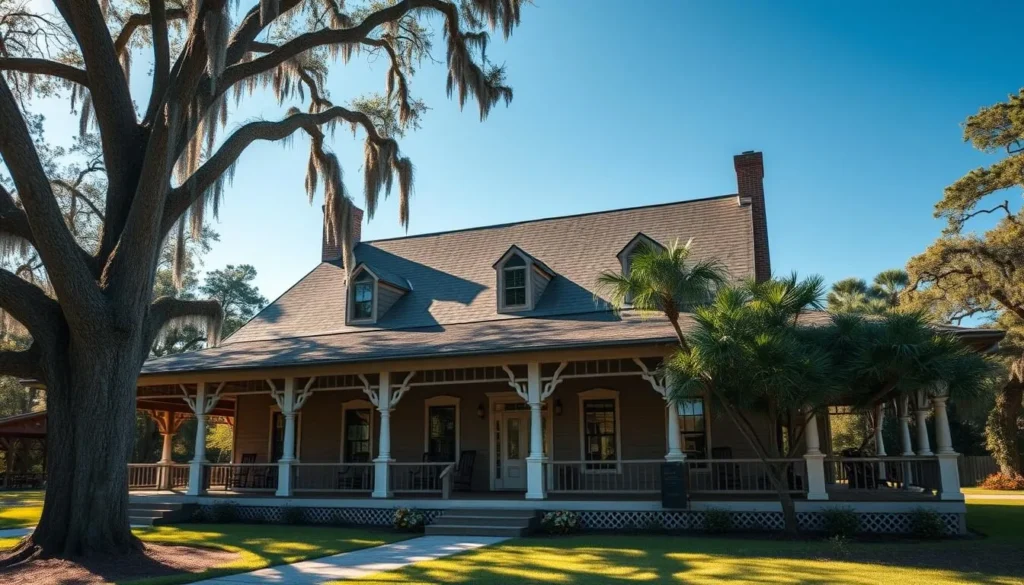 A cozy bed and breakfast or cabin lodge along the Southern Swamps Byway Louisiana