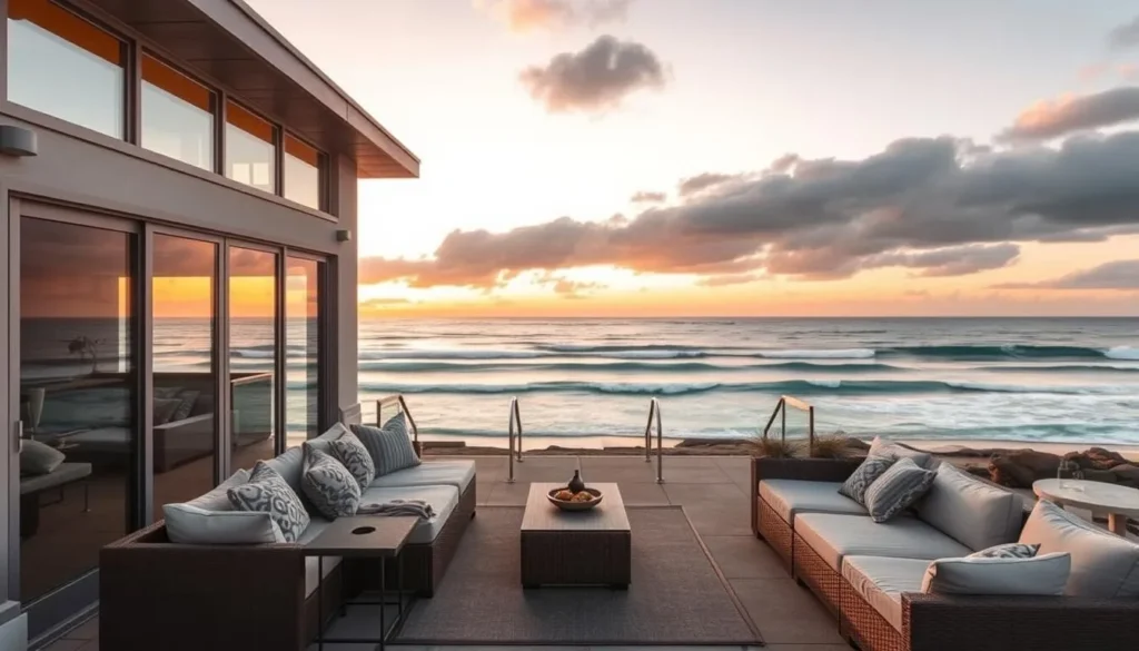 Beachfront accommodation near Zuma Beach Malibu California with ocean view