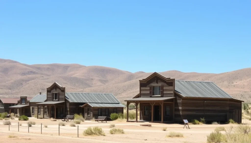 Bodie State Historic Park ghost town near Travertine Hot Springs Bodie State Historic Park ghost town near Travertine Hot Springs