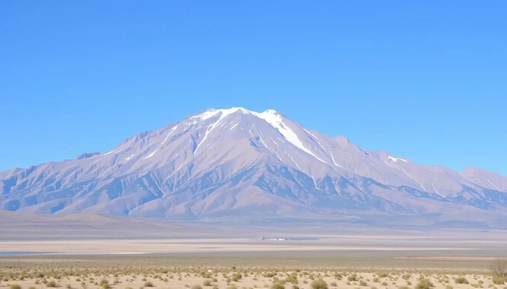 Boundary Peak Nevada near Fish Lake Valley Hot Springs