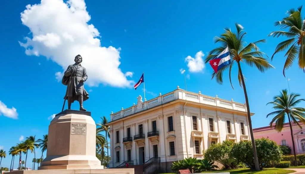 Camilo Cienfuegos Historical Complex in Yaguajay with revolutionary monuments