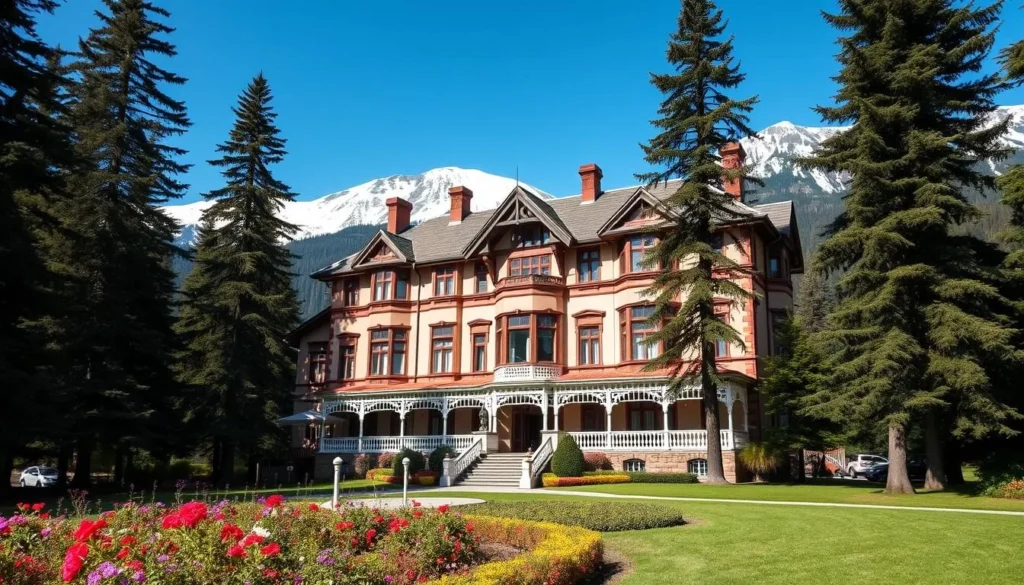 Charming colonial-style hotel in Dalhousie with mountain views and beautiful gardens