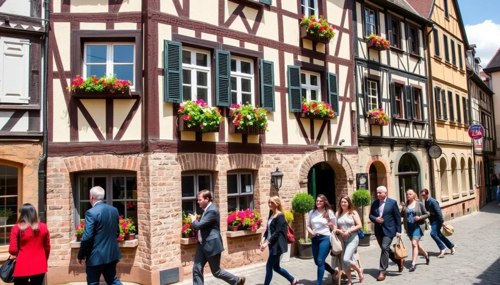 Charming hotel in Trier's historic center with traditional German architecture