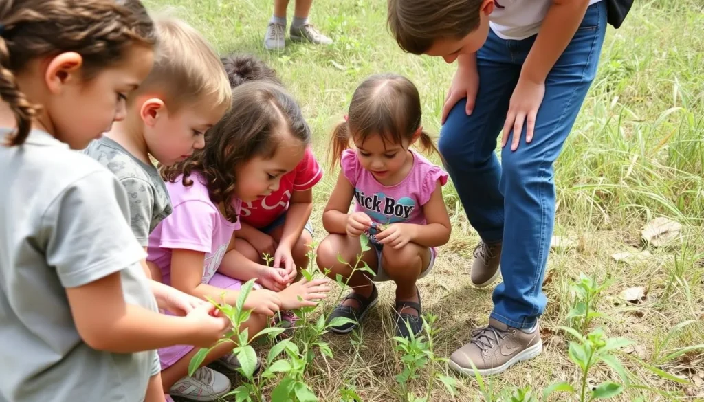Children participating in a nature program at Red River National Wildlife Refuge Louisiana